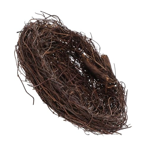 Vogelnest Ornamente Winziges Vogelnest Hühnernest DIY Taubennest Vogelkäfig Zubehör Nest für Vögel Rattan Vogelnest Künstliche Nest Vogelnest Vogelnest Vogelnest Kaffeebaum Rebe von BEBEMOKO