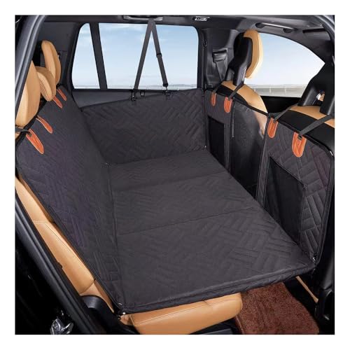 Hundedecke Auto Rückbank,für Mitsubishi Outlander EX 2007-2013. Hundehängematte mit Harter Unterseite, Netzfenster und Aufbewahrungstasche,B von BEEZAYT