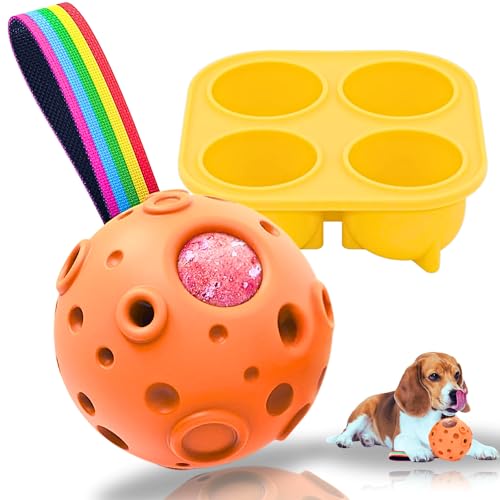 BEGA PET Hundespielzeug, um sie beschäftigt zu halten, 18 cm, interaktiver Spender für gefrorene Leckereien, Hundespielzeug, Nachfüllgummi, gefrierbar, für Welpen, Hunde, Kauspielzeug für aggressive von BEGA PET