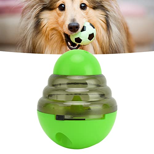 BEIJIALY Hunde-Leckerli-Spenderball, Interaktiver Hundespielzeug-Leckerli-Spender, Langsames Füttern, Interaktiver Tierfutter-Spender-Puzzleball für das Katzentraining(Grün) von BEIJIALY