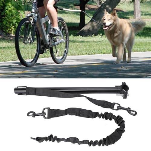 Fahrrad-Hundeleine, Freihändige Hunde-Fahrrad-Trainingsleine, Einfache Installation und Entfernung, Flexible Sicherheits-Hundefahrradleine für Outdoor-Übungen, Laufen, Reisen von BEIJIALY