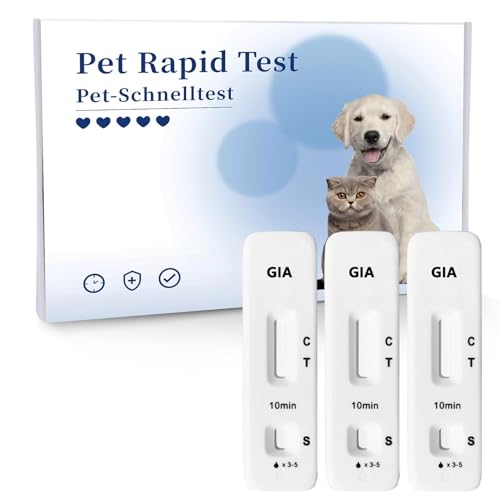 BELABB® Giardien Schnelltest für Hund & Katze, 3 Tests Für Hunde & Katzen bei Giardia von BELABB