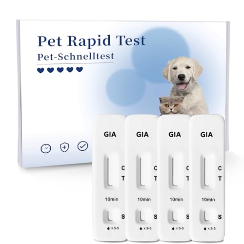 BELABB® Giardien Schnelltest für Hund & Katze, 4 Tests Für Hunde & Katzen bei Giardia von BELABB