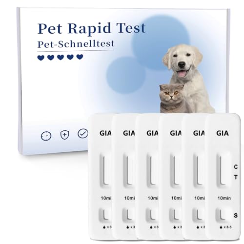BELABB Giardien Schnelltest Hund und Katzen – Zuverlässiger Test für eine gesunde Hundeumgebung, 6 Stück… von BELABB
