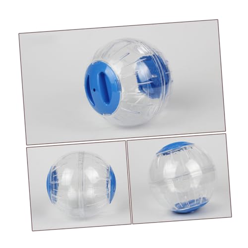 2St Kleiner Laufball für Haustiere Hamster Spielzeug hamsterspielzeug Hamsterball für Kleintier Haustier Spielzeuge kleines Haustier läuft über den Ball Laufball für Hamster Blue BELLIFFY von BELLIFFY