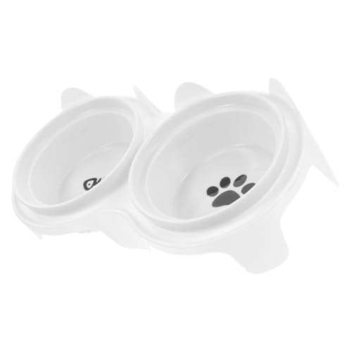 BELLIFFY 1 Satz Katzennapf aus Keramik erhöhter Futterautomat für Hunde Katzenversorgung für den Innenbereich pet Water Bowl pet Food Container Futternapf für Haustiere schöner Katzennapf von BELLIFFY