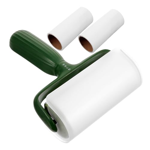 BELLIFFY 1 Satz Tragbarer Tierhaarentferner tragbarer fusselentferner tierhaarrolle pet+Hair+Remover Haustier Rollen Fusselrolle für Tierhaare Fellentferner für den Haushalt Papier Green von BELLIFFY