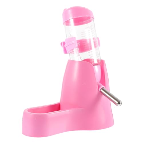 BELLIFFY 1 Satz Trinkbrunnen für Hamster kleine Tier wasserflasche kleines Tier Hamster Spielzeug hamsterspielzeug Kleintierbedarf Wasserspender für Hamster Plastik Rosa Wiederverwendbar von BELLIFFY