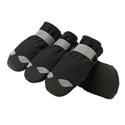 BELLIFFY 1 Set wasserdichte Haustier Schuhe Für Welpen Regenstiefel Hunde Laufschuhe Nicht Haustier Schuhe Schnee Hundestiefel Schuhe Für Hunde Hundepfotenabdeckungen von BELLIFFY