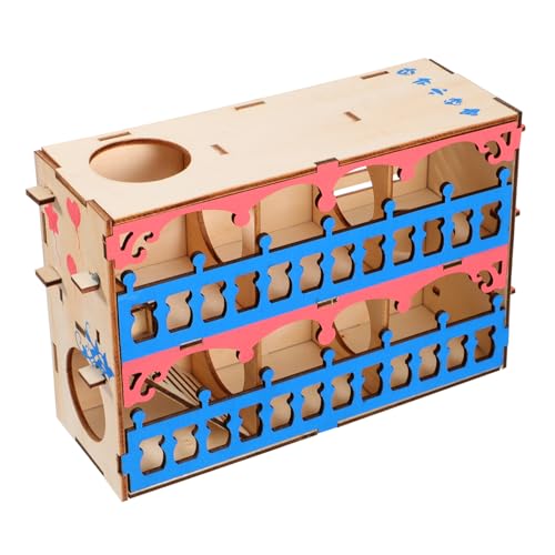 BELLIFFY 1 Stück Hamster Villa Labyrinth Haustier Hamster Labyrinth Tunnel Spielzeug Kleintier Labyrinth Tierspielset Tierspielzeug Kleine Lebewesen Spielzeug Hamster Labyrinth Kit Hamster von BELLIFFY