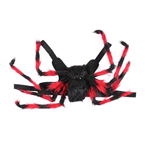 BELLIFFY 1 Stück Haustier Spinne Kostü Halloween Welpen Outfits Halloween Kostüme Kostü Hundeumhang Halloween Hundekostü Spinnen Rückendekoration Lustiges Hundegeschirr Spinnen von BELLIFFY