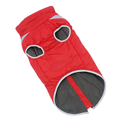 BELLIFFY 1 Stück Hunde Outdoor Jacke Verdickter Hundemantel Outdoor Welpen Kleidung Welpen Regenmantel Wasserdichter Hund Kostüm Haustier Hunde Kleidung Atmungsaktive Kleidung von BELLIFFY