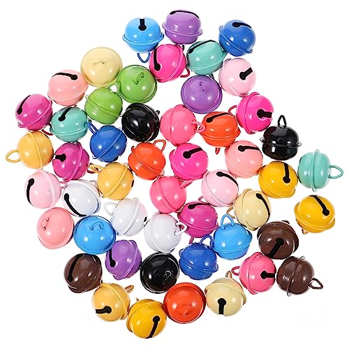 BELLIFFY 100pcs Handarbeit Glocken Metall Glocken Für Handwerk Candy Glocken Tragen-beständig Weihnachten Dekorationen Für von BELLIFFY