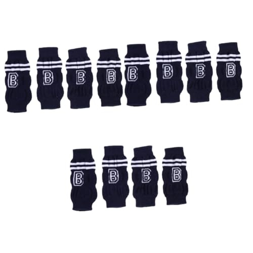 BELLIFFY 12 STK Cartoon-socken Hundeklammer Hund Katze Socken Sprunggelenkschutz Für Haustiere Grip Socken Für Hunde Warmer Hundesprung Pfotenbandagen Für Hunde Welpensocken Blue Elasthan von BELLIFFY