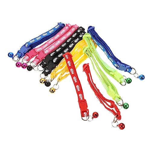 BELLIFFY 12St Haustierhalsband Welpenhalsband dekorative Katze zartes Hundehalsband Welpensachen Haustierzubehör hundezubehör Dog Accessories Katzenzubehör Hundehalsband mit Fischdruck PVC von BELLIFFY