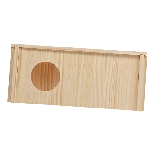 BELLIFFY 1pc Natürliche Holz Hamster Holz Nest Haustier Käfig Pet Decor von BELLIFFY