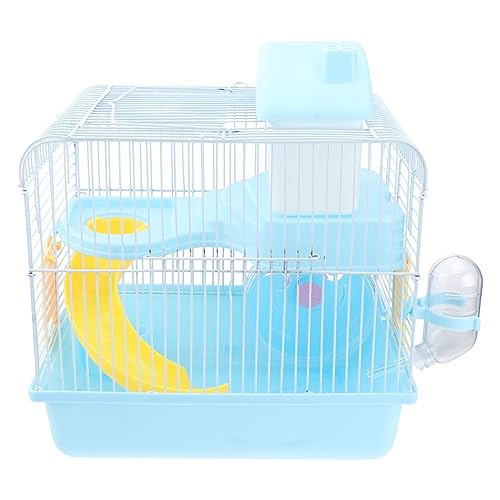 BELLIFFY 1Stk Haustierkäfig Hamsterhütte Kaninchenstall im Freien ultimative Hamsterhaus Villenkäfig für kleine Haustiere Käfige Hamster käfig Hamster cage Chinchillakäfig Hamsterkäfig Blue von BELLIFFY