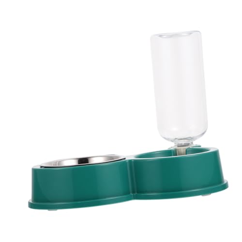 BELLIFFY 1Stk Haustiernapf Welpen-Kit Fressnapf für Hunde Futterautomat für Welpen Trinken Katzennäpfe pet Water Bowl Katzennapf Hundenäpfe Schüssel für Haustiere Hundespender Plastik Green von BELLIFFY