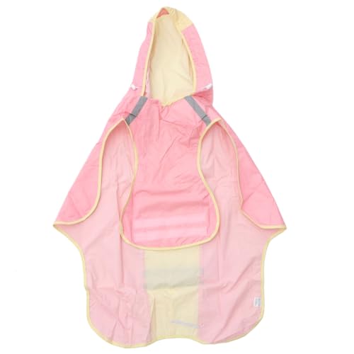 BELLIFFY 1Stk Hund Regenmantel Mantel für Haustiere Regenjacke für Hunde wasserdichte Kleidung für Hunde Hundeoverall wimperntusche stilvoller Mantel des Haustieres Haustierkleidung Rosa von BELLIFFY