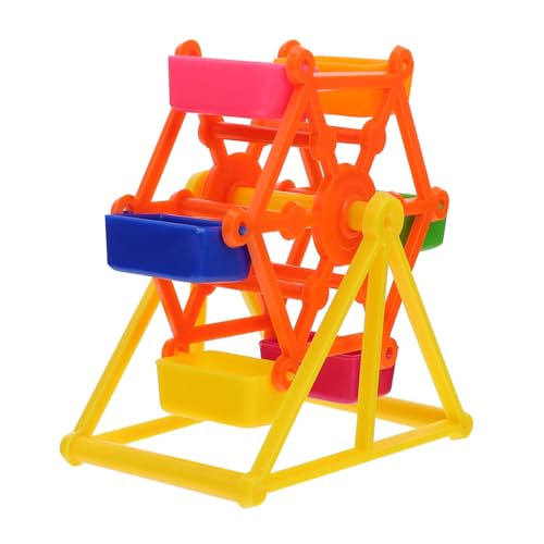 BELLIFFY 1Stk Papagei Spielzeug Vogelhäuschen Spielzeug Futter suchender Vogel Bird Toys papageienspielzeug vogelfutter tischdeko Windmühlenspielzeug für Papageien Futterspender für Vögel von BELLIFFY