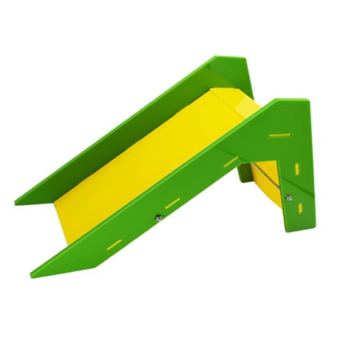 BELLIFFY 1Stk Papageienrutsche Spielzeug für Meerschweinchen Papageien-Trainingsspielzeug Ratte vogelkäfig zubehör vogelzubehör für käfig Rutsche Spielzeug Papageien-Spielzeug Acryl Green von BELLIFFY