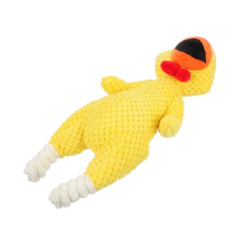 BELLIFFY 1Stk Spielzeug Hundekaupuppe tierisches Spielset Hund Küken Tier kauen Welpen-Backenzahnkauer chew Toy funnytoys Kauküken für Haustier Hund beißt Küken Plüsch Yellow von BELLIFFY