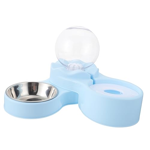 BELLIFFY 1Stk Trinkbrunnen pet Feeder katzenfutterspender wasserspender Katzen Haustiertränke Welpenwasser Katze wasserstation Katzenwasserbrunnen Wasserspender für Katzen das Haustier Blue von BELLIFFY