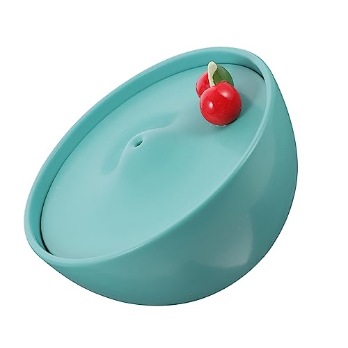 BELLIFFY 1Stk Wasserspender Trinkbrunnen für Katzen Haustier Trinken Pet No Spill Futternapf pet Water Bowl Hunde trinknapf Automatischer Katzenbrunnen Haustierzubehör Keramik Green von BELLIFFY