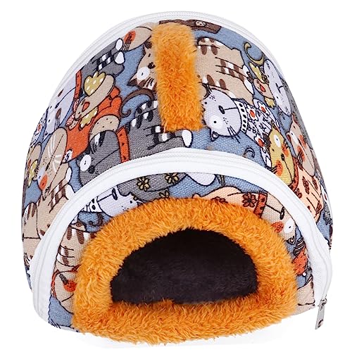 BELLIFFY 1pc Vielseitiges Haustiernest Abnehmbares Meerschweinchen Kreatives Hamster-schlafbett von BELLIFFY