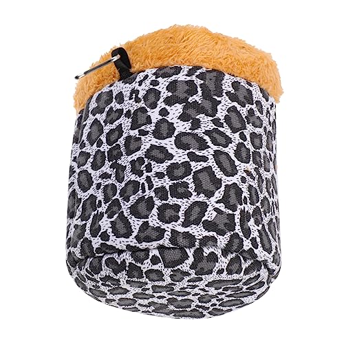 BELLIFFY 1stk Hamster Baumwollnest Hamster Baumwolle Winterhamster Warm Wintersackkäfig Winterliches Haustierbett Kuschelsack Für Igel Für Haustierbetten Haustier Warmes Leopard von BELLIFFY