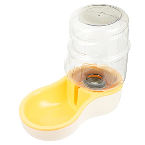 BELLIFFY 1stk Trinkbrunnen Meerschweinchen Wassernapf Hase Wassernapf Wasserspender Für Welpen Futter- Und Tränken Für Haustiere Automatischer Wasserspender Für Hunde Welpen Snack Pp Yellow von BELLIFFY