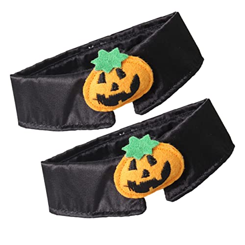 BELLIFFY 2 Stück Haustier Fliege Halloween Hundeschleifenhalsband Abtrünniges Haustierhalsband Abtrünniges Hundehalsband Katzenschal Halloween Halsband Halloween Haustierabtrünniges von BELLIFFY