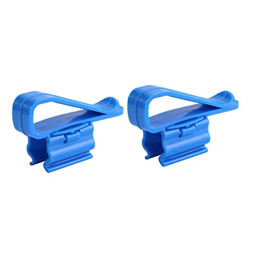 BELLIFFY 2St Aquarienfilter-Schlauchklemme Clip für Wasserrohre Filterschlauchhalter für Aquarien Sieb Eimer-Clip Aquarienfilter Schlauchschelle Befestigungsklemme für Aquarienpumpe Blue von BELLIFFY