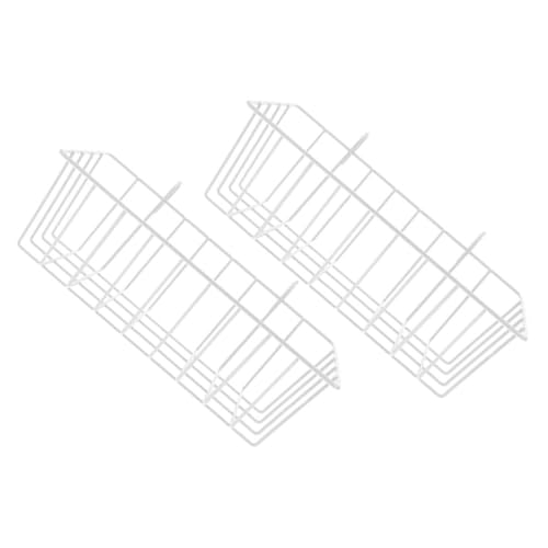 BELLIFFY 2St Hasenheu füttern Hasenheuhalter Heufresser Kaninchen Fressregal für Lebensmittel Haustier Kaninchenheuraufe Heuhalter für Hasen Hasenfutter Häschen-Feeder Eisen Weiß von BELLIFFY