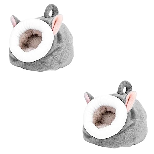 BELLIFFY 2St Haustier warmes Bett Hamsternest Kleintierbett Hamsterhäuser und Verstecke kleine Tiere Halloween-Teaser-Spielzeug für Katzen Bett für hundebetten Haustierbett kleines Tierbett von BELLIFFY