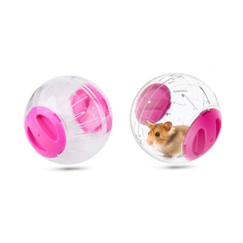 BELLIFFY 2 stück Gymnastikball für Hamster Leise Mini Laufrad Haustier Spielball Sicher für Tiere von BELLIFFY