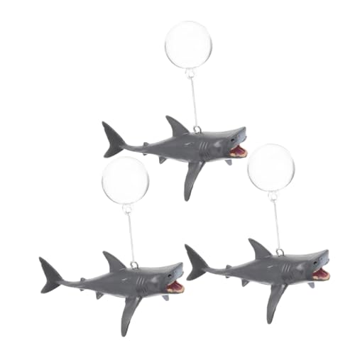 BELLIFFY Schwimmende Hai-Dekoration Für Aquarien 3er-Pack Lebensechter Schwimmender Hai Für Aquarien Aquarium-Ornament-Set von BELLIFFY