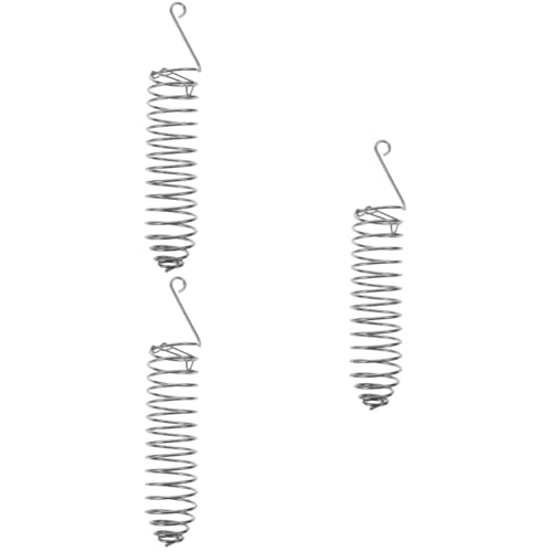 BELLIFFY 3 Stück Futterspender Aus Edelstahl Für Haustiere Vogel Gemüse Spieß Vogel Kauspielzeug Papageien Futterspender Vogelfutterhalter Papageien Futterspender Edelstahl von BELLIFFY