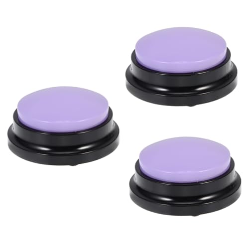 BELLIFFY 3 Stück Hunde Soundbox, Sprechknöpfe Für Hunde, Lustige Hundeknöpfe, Hundeknöpfe Für Kommunikationsstarter, Aufnahmeknopf Für Die Haustierkommunikation, Haustierknopf, Aufnehmbare BELLIFFY 3 Stück Hunde Soundbox, Sprechknöpfe Für Hunde, Lustige Hundeknöpfe, Hundeknöpfe Für Kommunikationsstarter, Aufnahmeknopf Für Die Haustierkommunikation, Haustierknopf, Aufnehmbare von BELLIFFY