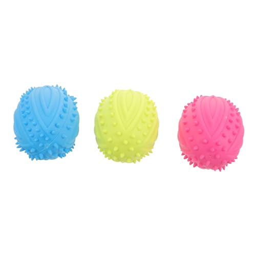 BELLIFFY 3Pcs Haustier Spielzeughundspielzeug Kleiner Quietschiger Kauspielzeughundkäsekauen Quietschende Spielzeughund Ball Spielzeug Hunde Spielzeugballhund Quietschte Kauspielzeug von BELLIFFY