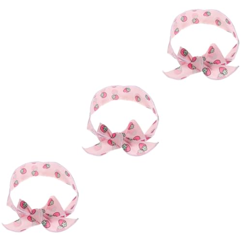 BELLIFFY 3St Haustierhalsband Hunde kühlung Hunde abkühlung Lila hundehalsband Hundehalsbänder für Jungen Schal Welpenhalsband Nackenkühler für Hund Kühlhalsband für Hunde Polyester Rosa von BELLIFFY