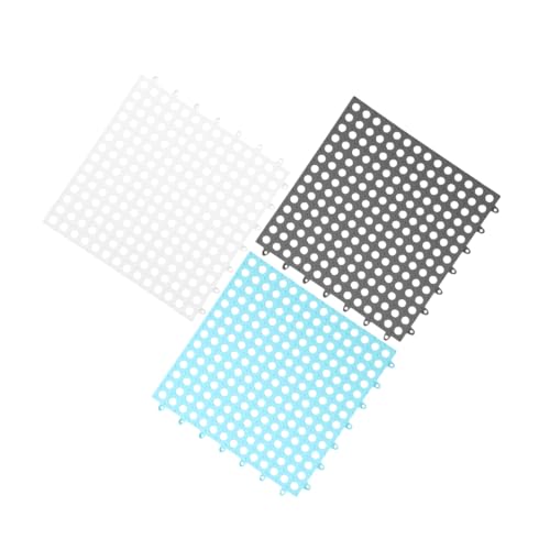 BELLIFFY 3st Kaninchenfußpolster Käfigmatte Für Kleine Haustiere Bodenmatte Für Haustier Käfigmatten Für Hamster Und Kaninchen Hasenkäfig Bodenmatte Kaninchenkäfig-pads Hamstermatte Plastik von BELLIFFY