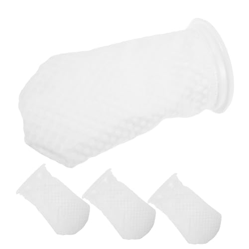 BELLIFFY 4 Stück Filtersocken für Aquarien Socken filtern Filterbeutel für Aquarien Filtertasche wasserreiniger hauswasserfilter Reinigungsfilter für Aquarien Aquariumfilter klein pp Weiß von BELLIFFY