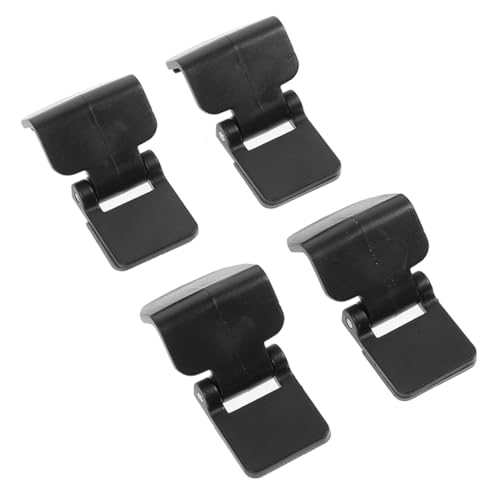 BELLIFFY 4 Stück schildkröten zubehör geldschrank Schildkrötenzubehör Deckelklemmen für Aquarien Clips für Aquariumdeckel Zubehör für Schildkröten-Terrarien Futtertankteile Plastik Black von BELLIFFY