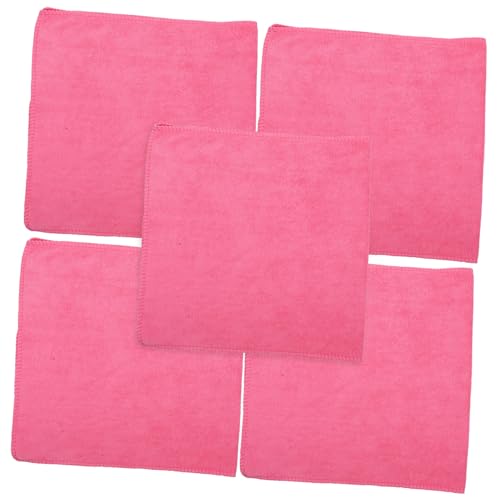 BELLIFFY 5er-Pack waschbare Decken für Meerschweinchen Einstreumatten für Kleintiere für den Käfig Wiederverwendbare Haustier-Einstreu Pinkelunterlage 30 x 60 cm Rosa von BELLIFFY