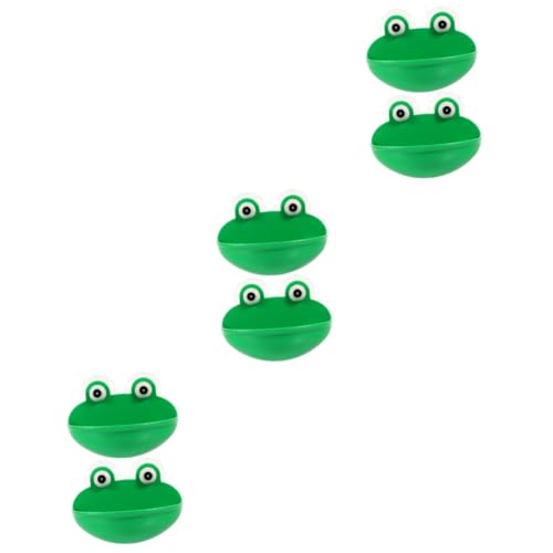 BELLIFFY 6 STK Klettertisch Für Haustiere Froschlebensraum Mit Saugnapf Kröte Tank Frosch Terrarium Frosch Ruheplatte An Der Wand Befestigter Froschlebensraum Reptil Green Plastik von BELLIFFY