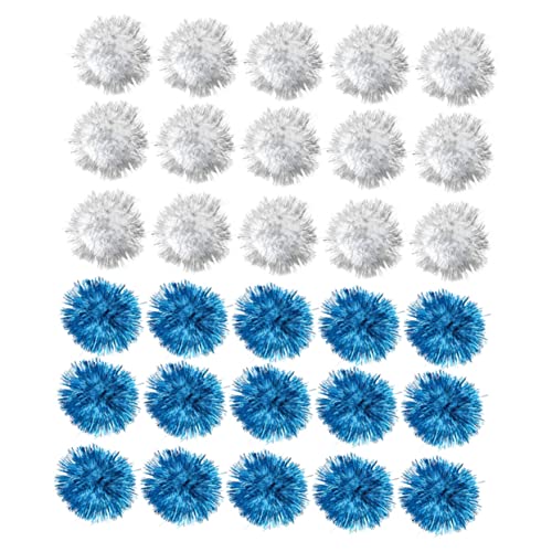 BELLIFFY 60 stücke Gemischte Farbe Durchmesser 5cm Katze Fangen Bälle Interaktive Haustier Spielzeug Glitter Lametta von BELLIFFY