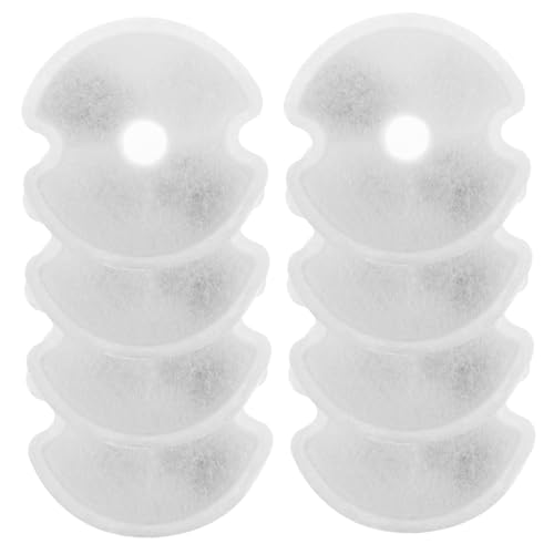 BELLIFFY 8St Wasserspenderfilter für Haustiere Filter für Katzentrinkbrunnen Katzenzubehör pet Fountain Replacement Filters wasserfilter katzenbrunnen Filter für Katzenbrunnen Spinnen Weiß von BELLIFFY