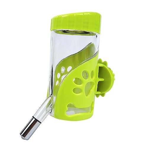 BELLIFFY Automatischer Futterspender Wasserspender Für Hunde Haustier-wasserspender Hängendes Design 350 Ml Grün Für Das Trinken Von Haustieren von BELLIFFY