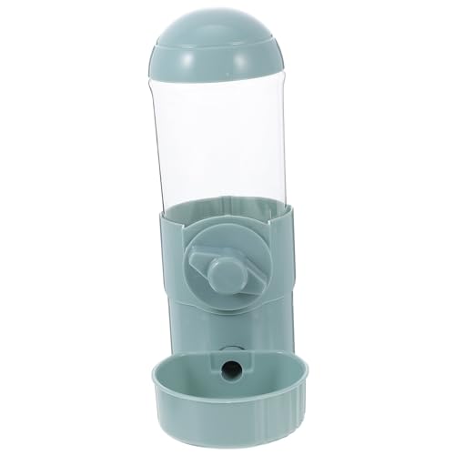 BELLIFFY Automatischer Trinkbrunnen Hängender Wasserhalter Wasserspender Für Vögel Haustier Trinken Katzentränke Wasserflasche Für Welpen Wasserspender Für Welpen Hund Wasserhalter Abs Blue von BELLIFFY